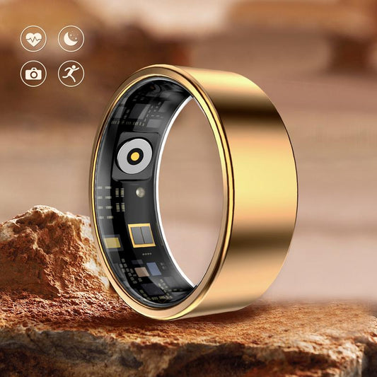 2.0 Smart Fitness Ring – Tracks Steps, Heart Rate, Sleep, Blood Oxygen & Menstrual Cycle | Wellness Ring with Remote Photo Feature