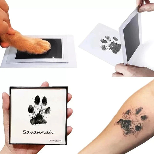 Ink-Free Pet Paw & Handprint Pad – Safe, Mess-Free Memory Keepsake