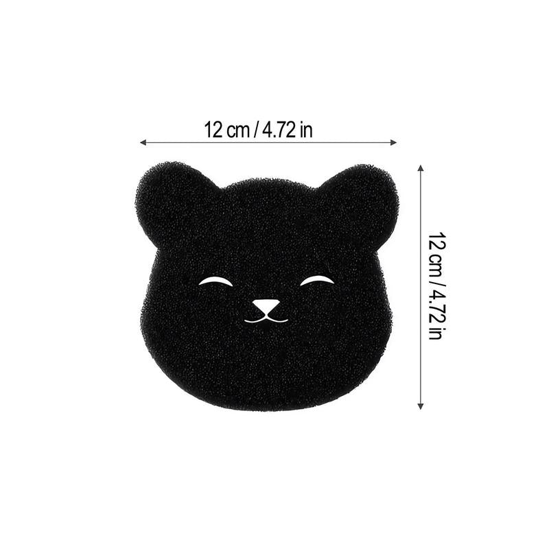 Bear-Shaped Pet Hair Remover for Laundry – 4-Pack Reusable Sponge Lint Catchers | Eco-Friendly Washer Balls for Dog & Cat Hair